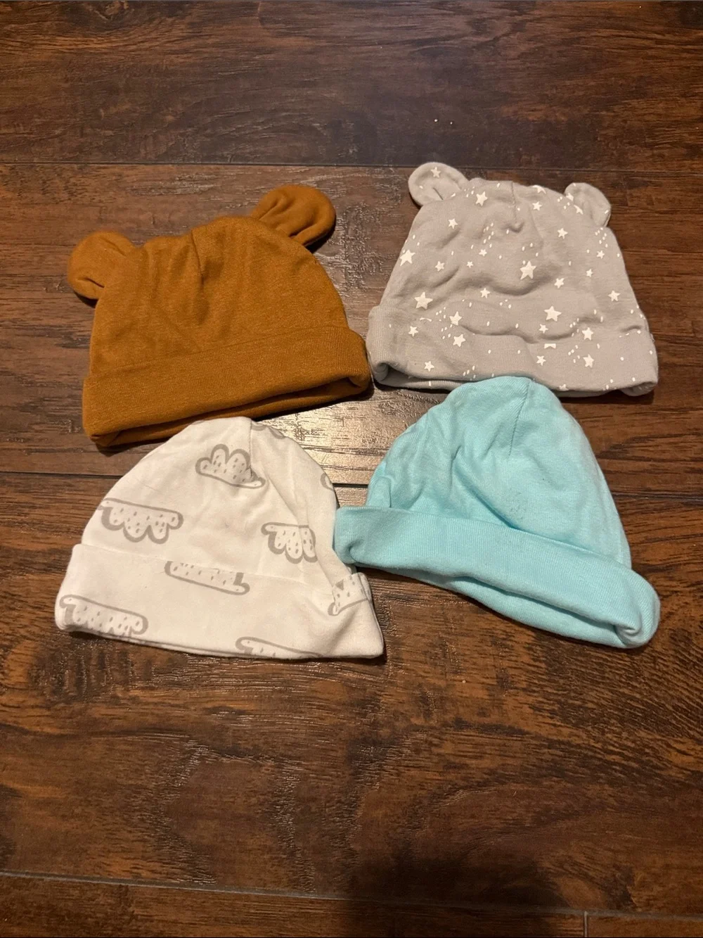 Baby Newborn Hats x4